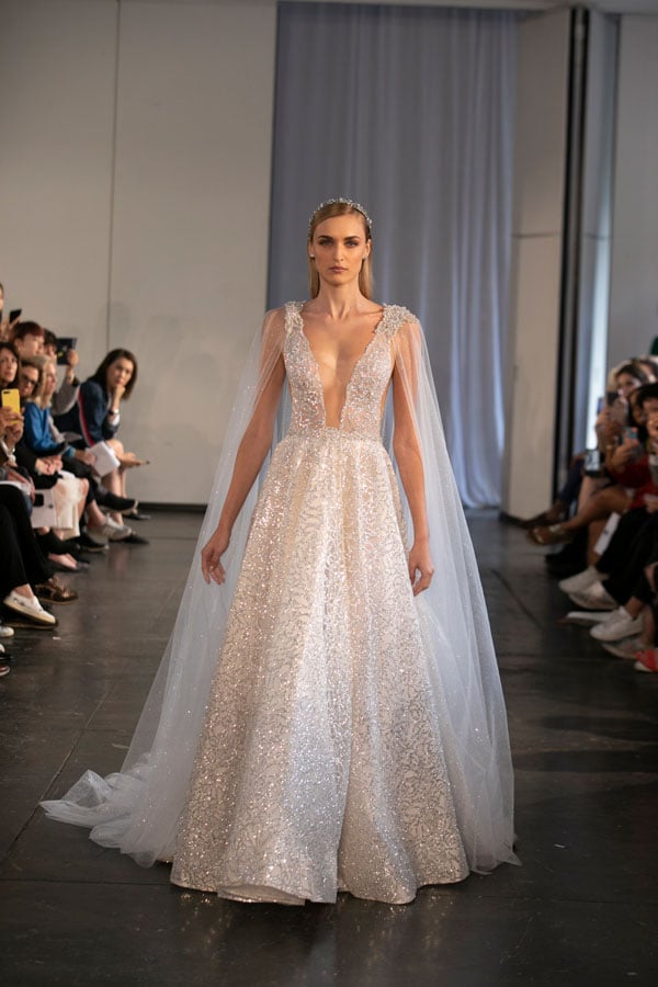 Wedding Gown with Dramatic Sleeves