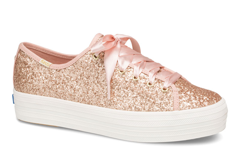 Blush Glitter Kate Spade Keds