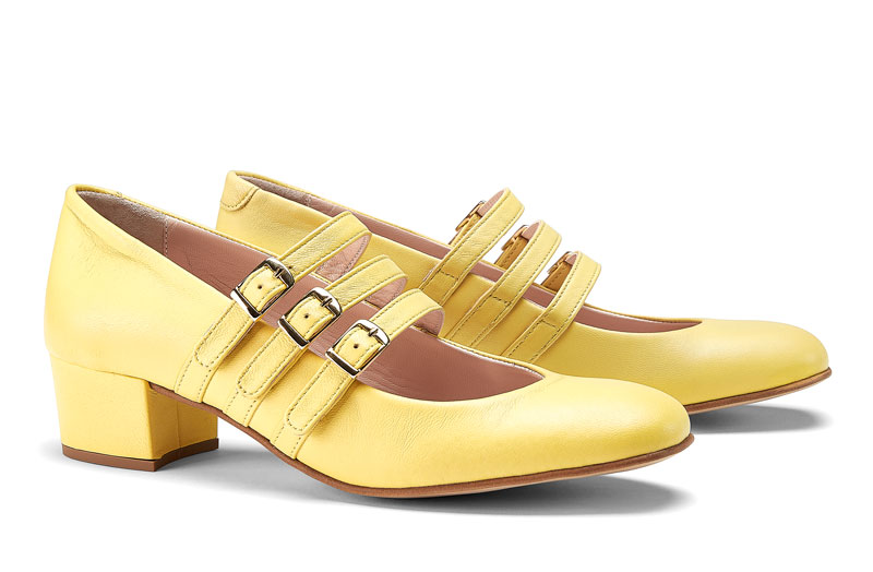 Yellow Mary Janes