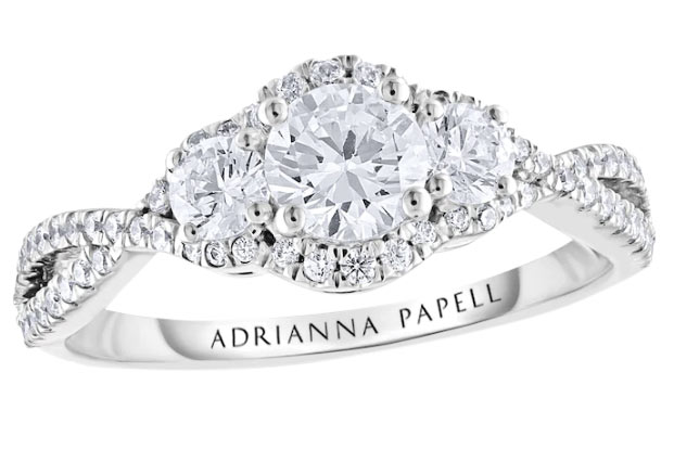 adrianna papell engagement ring