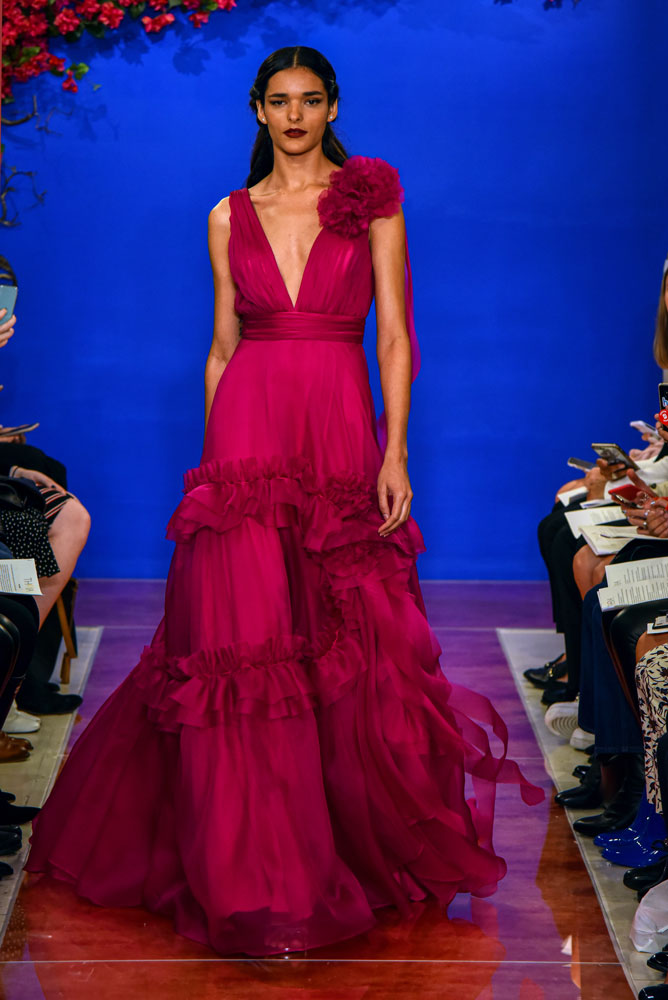 Fuschia Wedding Gown