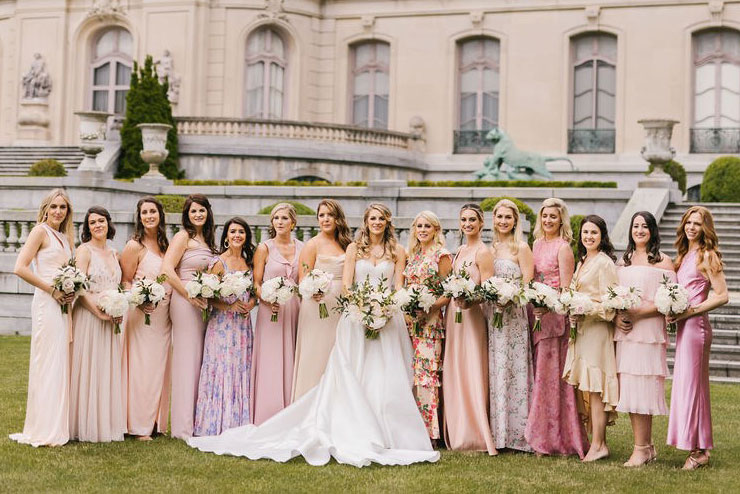 mix and match bridesmaid dresses