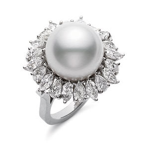 mikimoto pearl ring