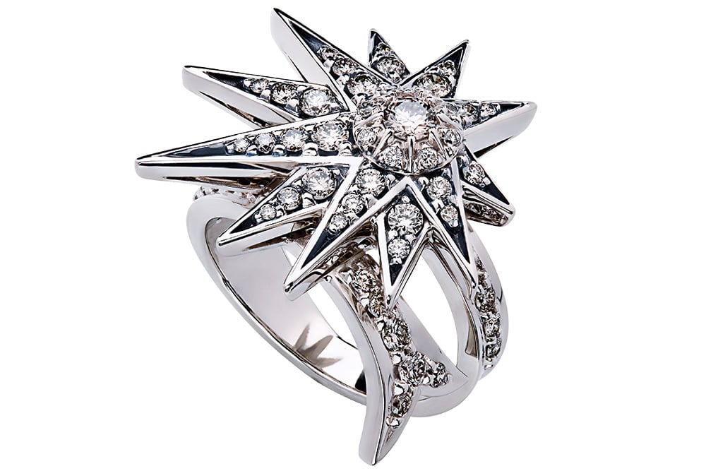 Hstern shooting star engagement ring