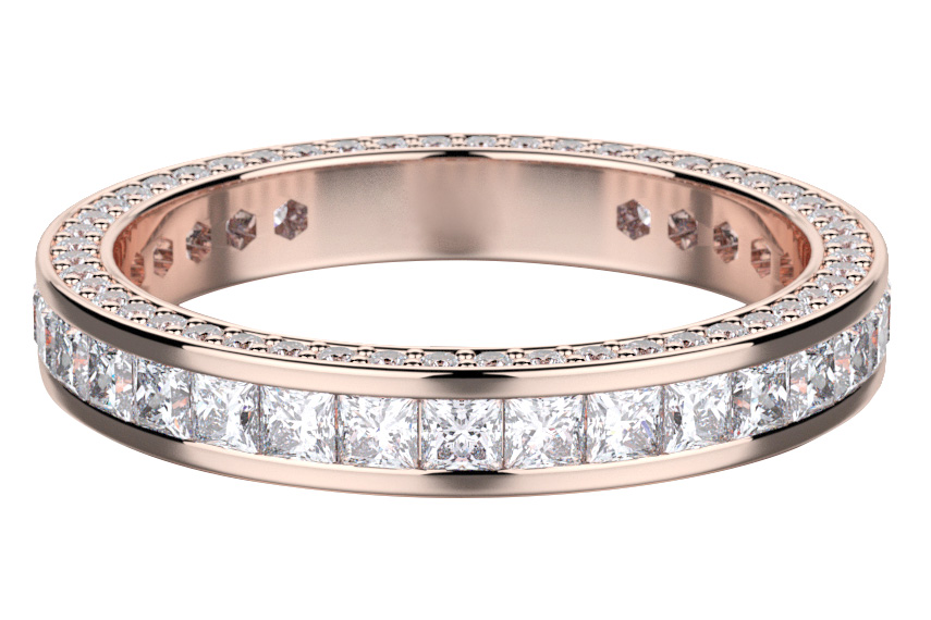 Michael M Stacked Wedding Ring