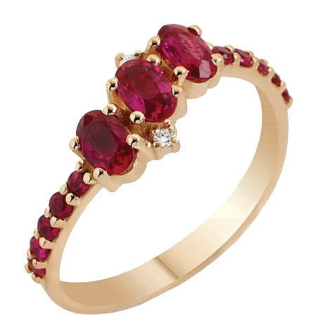 ruby engagement ring