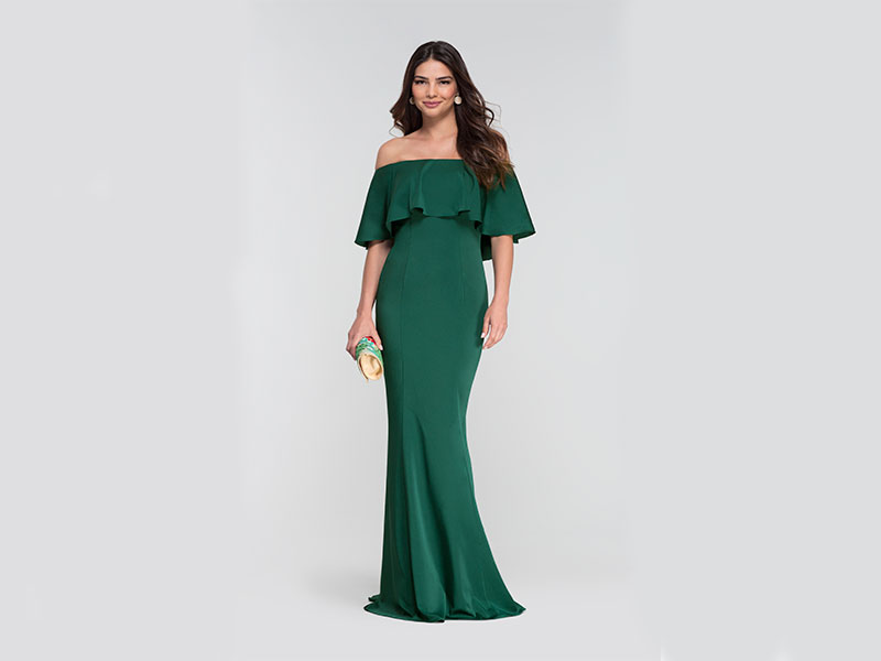 Green Bridesmaid Dress