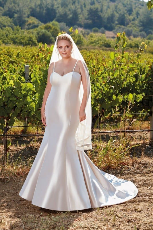 Plus size wedding gown