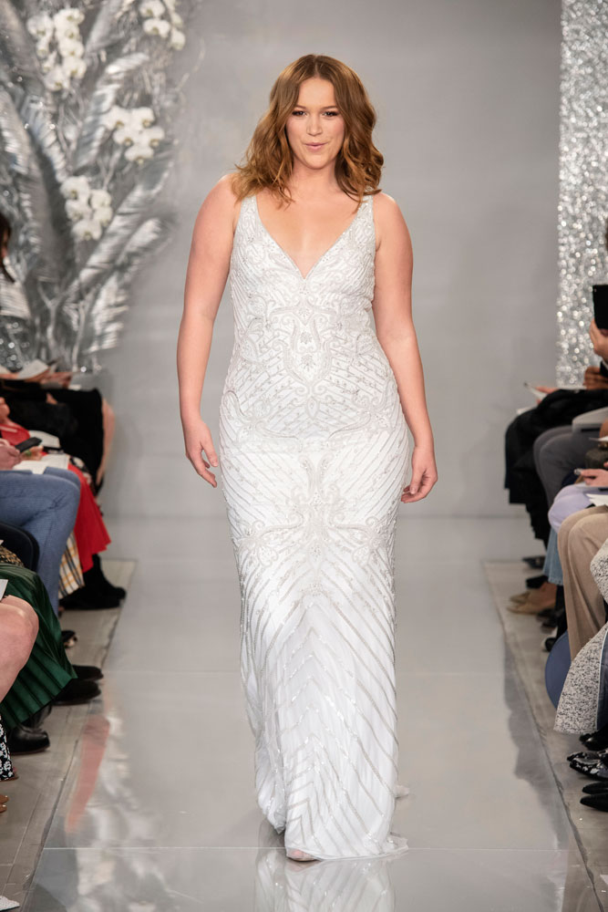 Plus size wedding gown