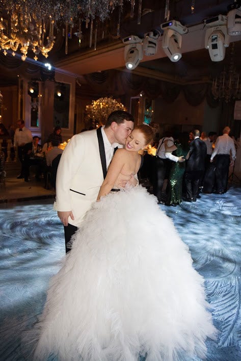 Bride and Groom on dancefloor