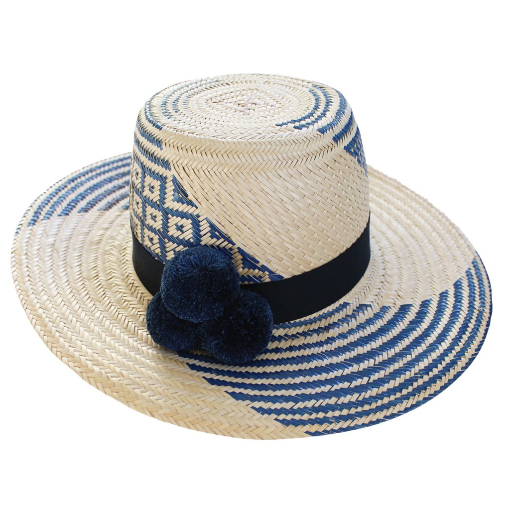 hand woven hat by dear keaton