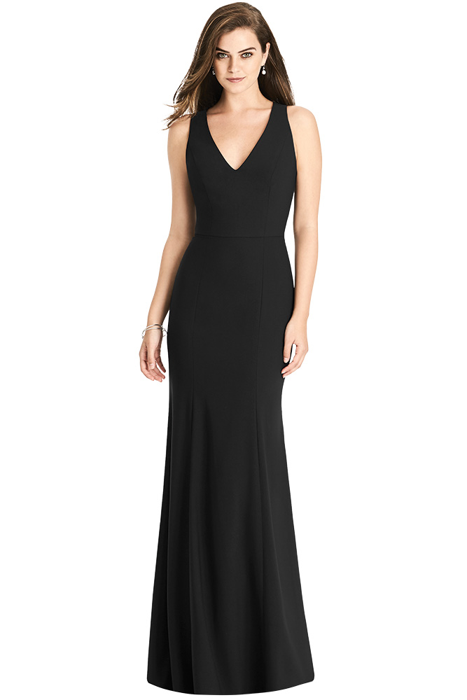 bella bridesmaids black dress