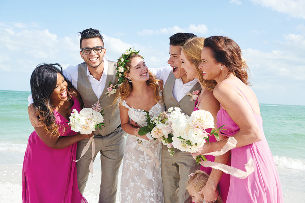 destination wedding on beach