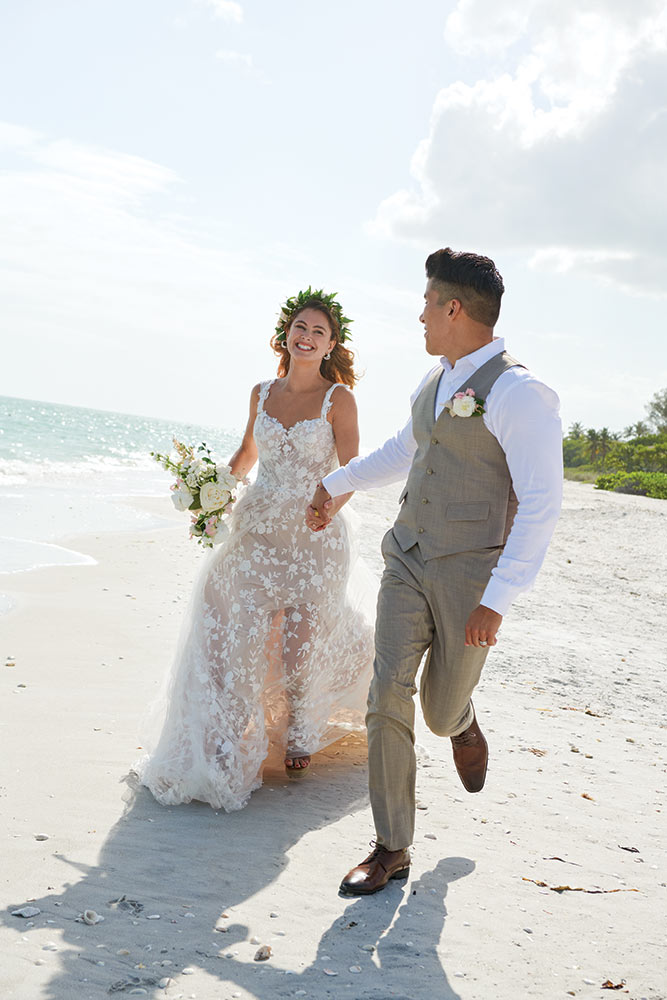 destination wedding on beach