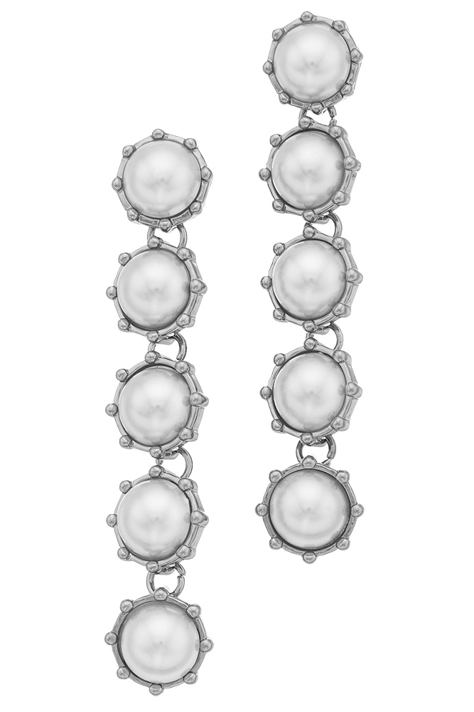 pearl drop earrings simply vera by vera wang