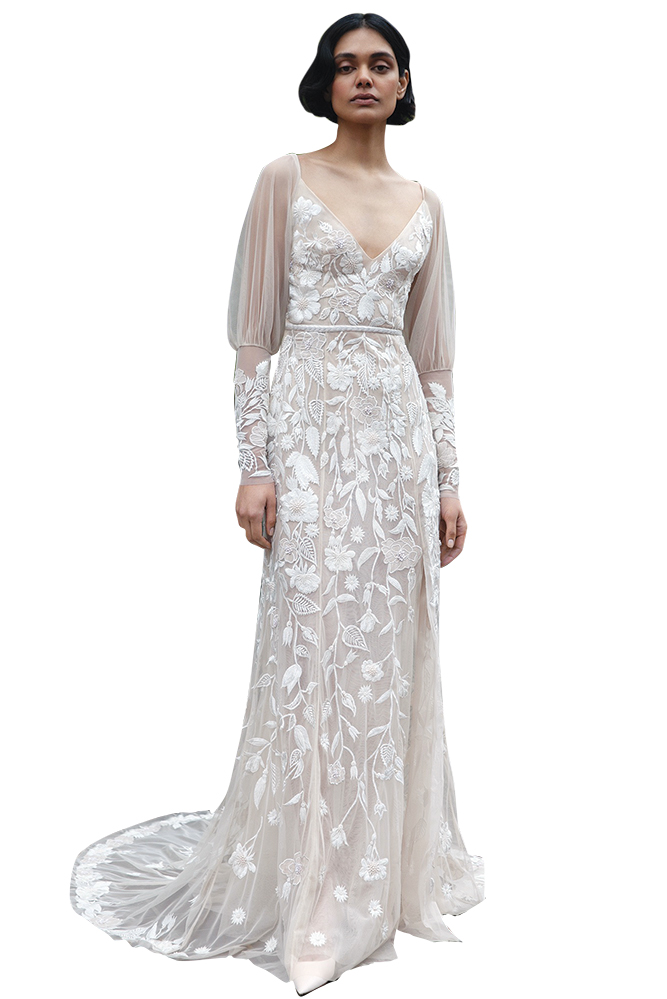 hermoine depalma wedding gown