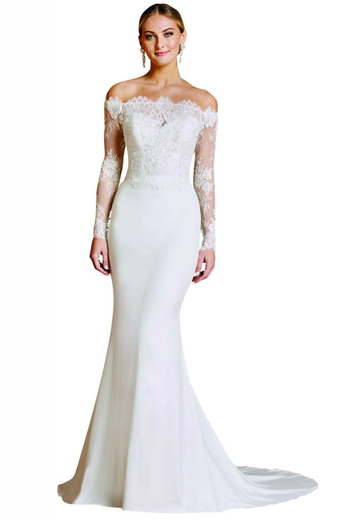 christina wu lace wedding gown