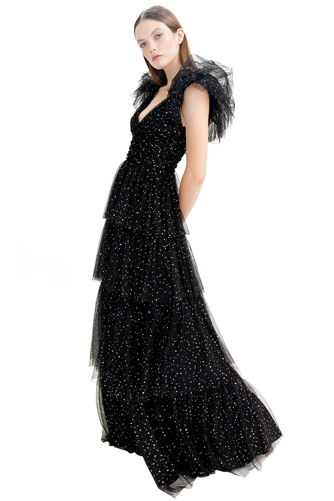 Black wedding gown by Jenny Packham