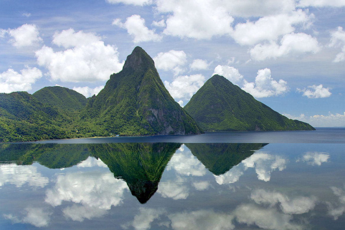 st. lucia pitons