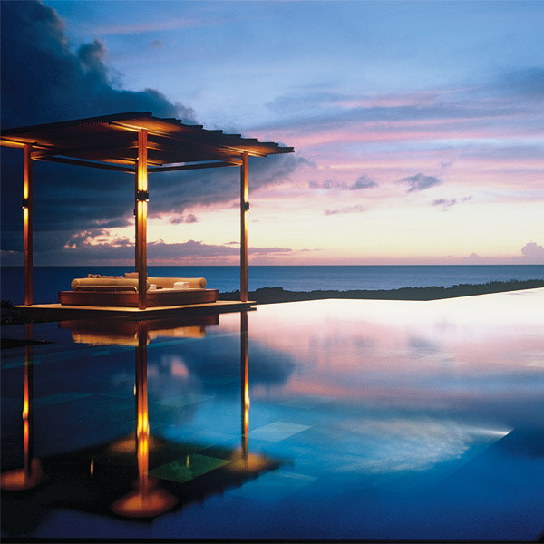 amanyara caribbean honeymoon beach sunset