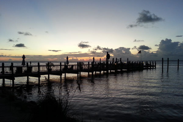 sunset on palm island 