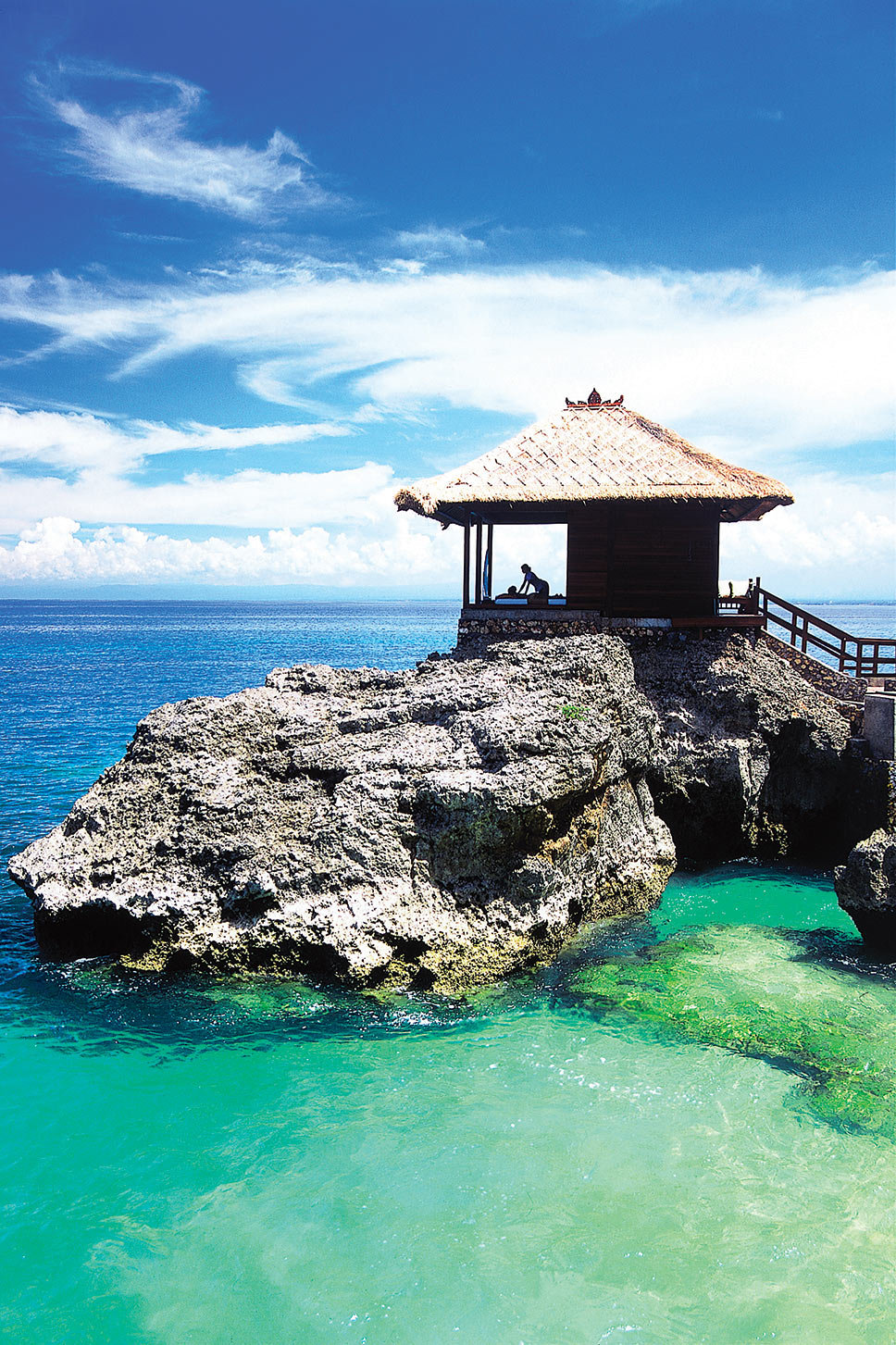 spa on the rocks in bali