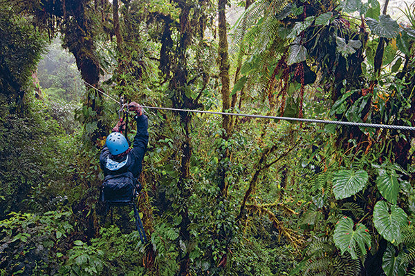 ziplining in costa rica