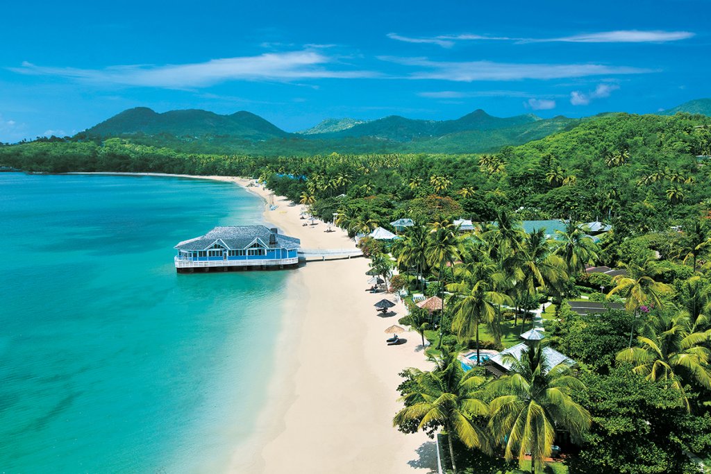 sandals halcyon beach saint lucia