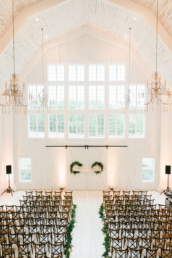 rustic chic barn wedding