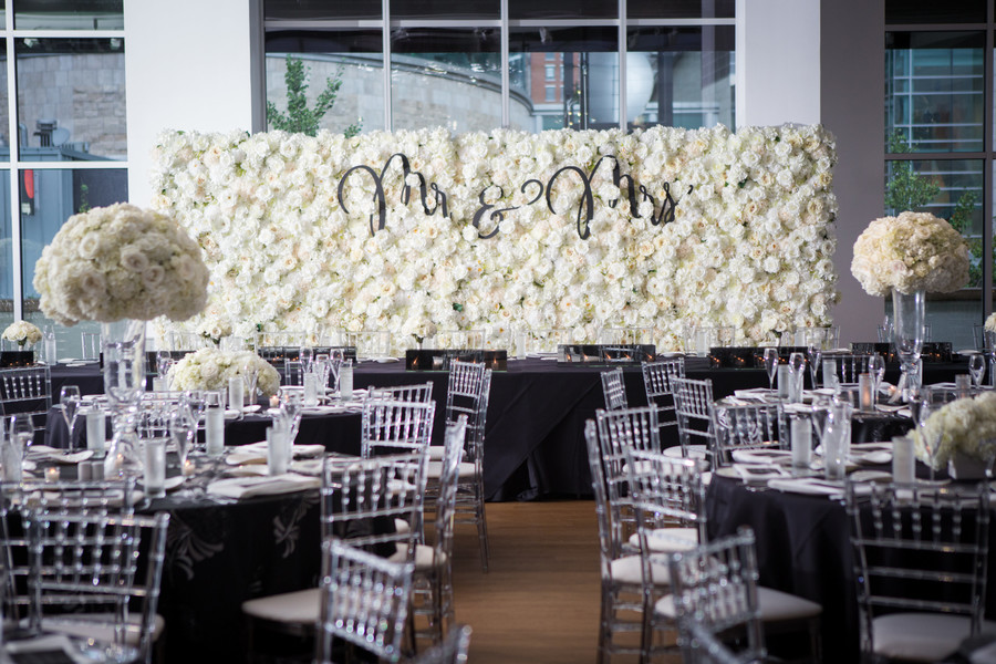 wedding floral wall