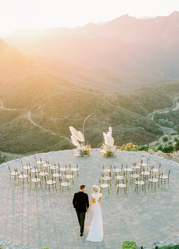 mountaintop wedding ceremony