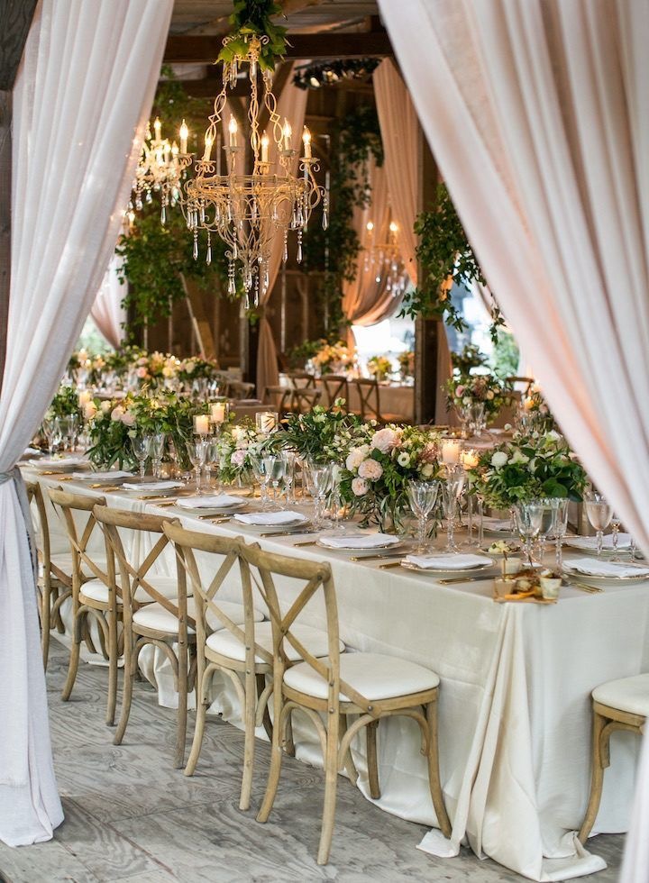 rustic wedding reception decor