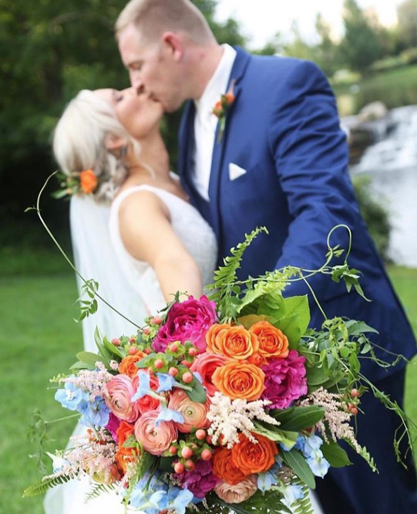 rainbow bouquet