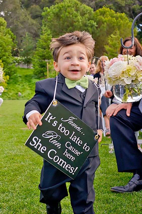 running ring bearer