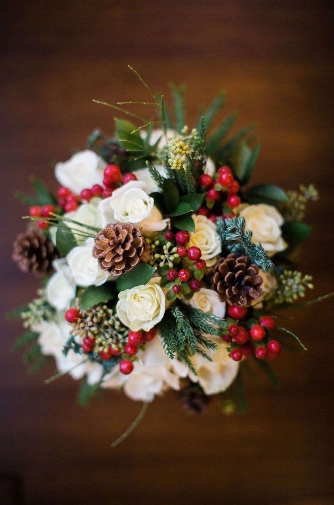 winter wedding bouquet