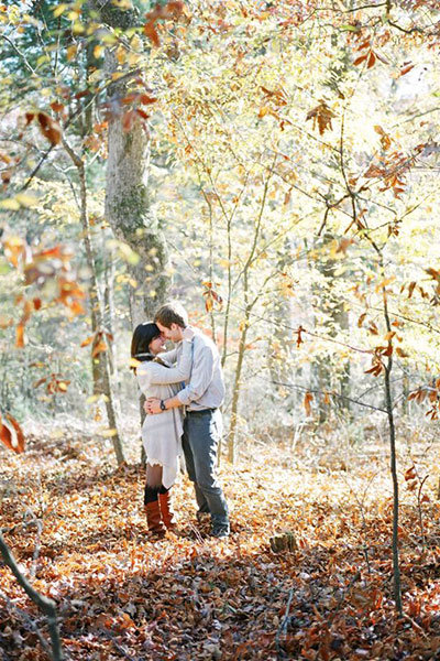 fall engagement shoot