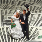 cake topper on money