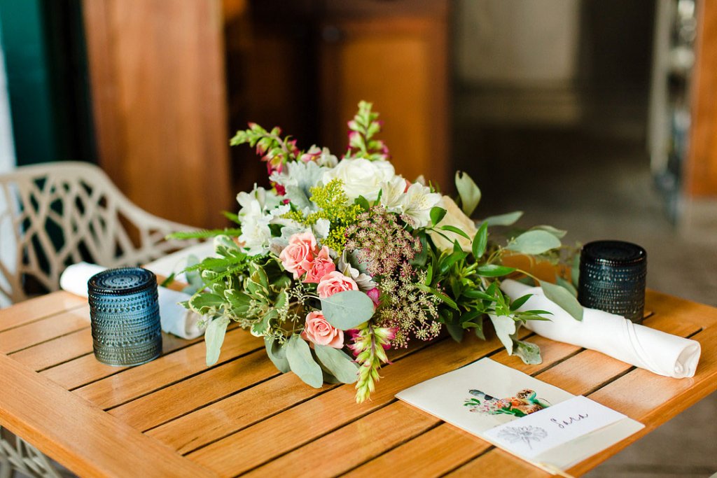 restaurant style wedding reception seating