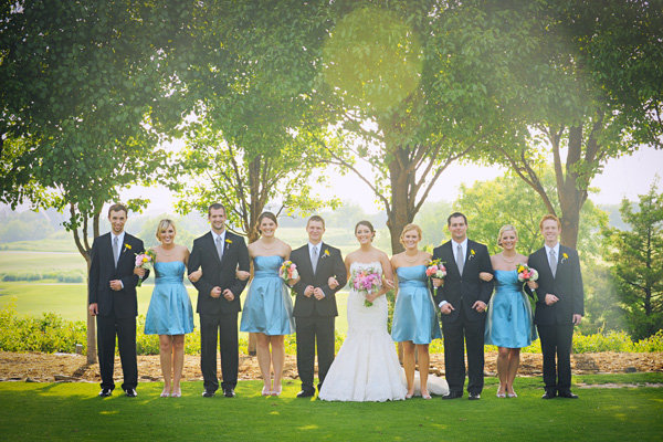 groomsmen and bridesmaids