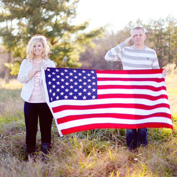 flag air force patriotic engagement photos