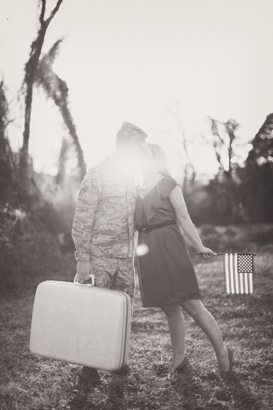 flag air force patriotic engagement photos