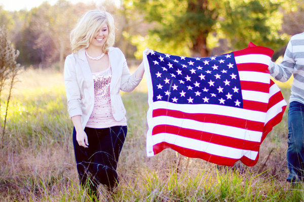 flag air force patriotic engagement photos