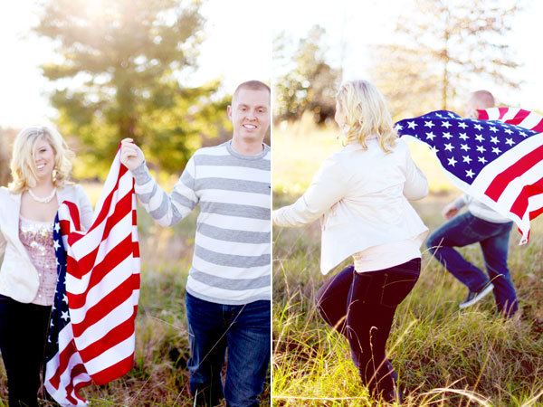 flag air force patriotic engagement photos