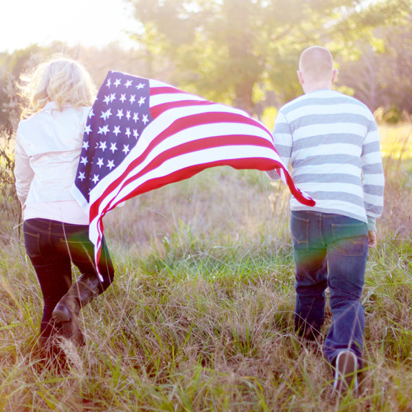 flag air force patriotic engagement photos