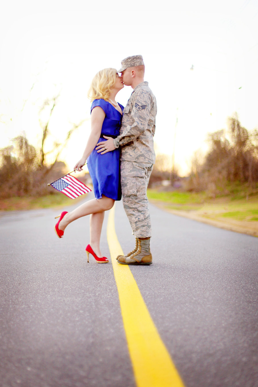 flag air force patriotic engagement photos