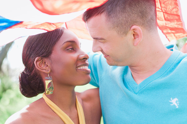 patriotic engagement photos