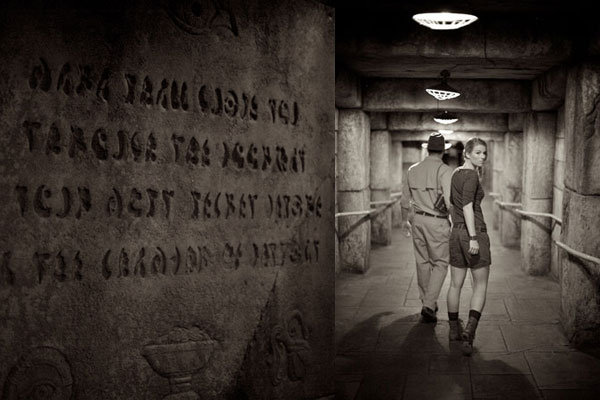 indiana jones theme engagement photos