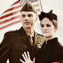 patriotic military engagement photos