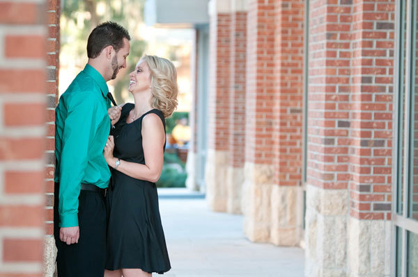 running engagement photos