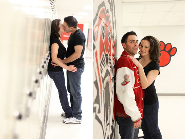 high school sweethearts engagement photos